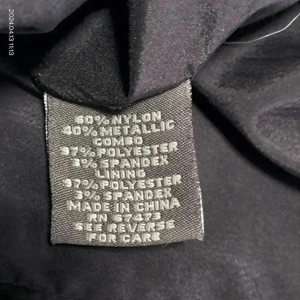 Taylor petite size 4p Black Gold Metallic Lined Cocktail Party Dress - Picture 10 of 13